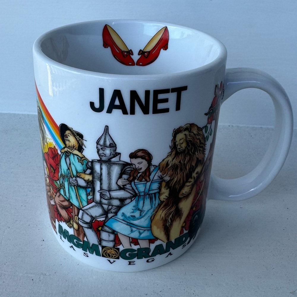 Janet MGM Grand Las Vegas Wizard of Oz mug